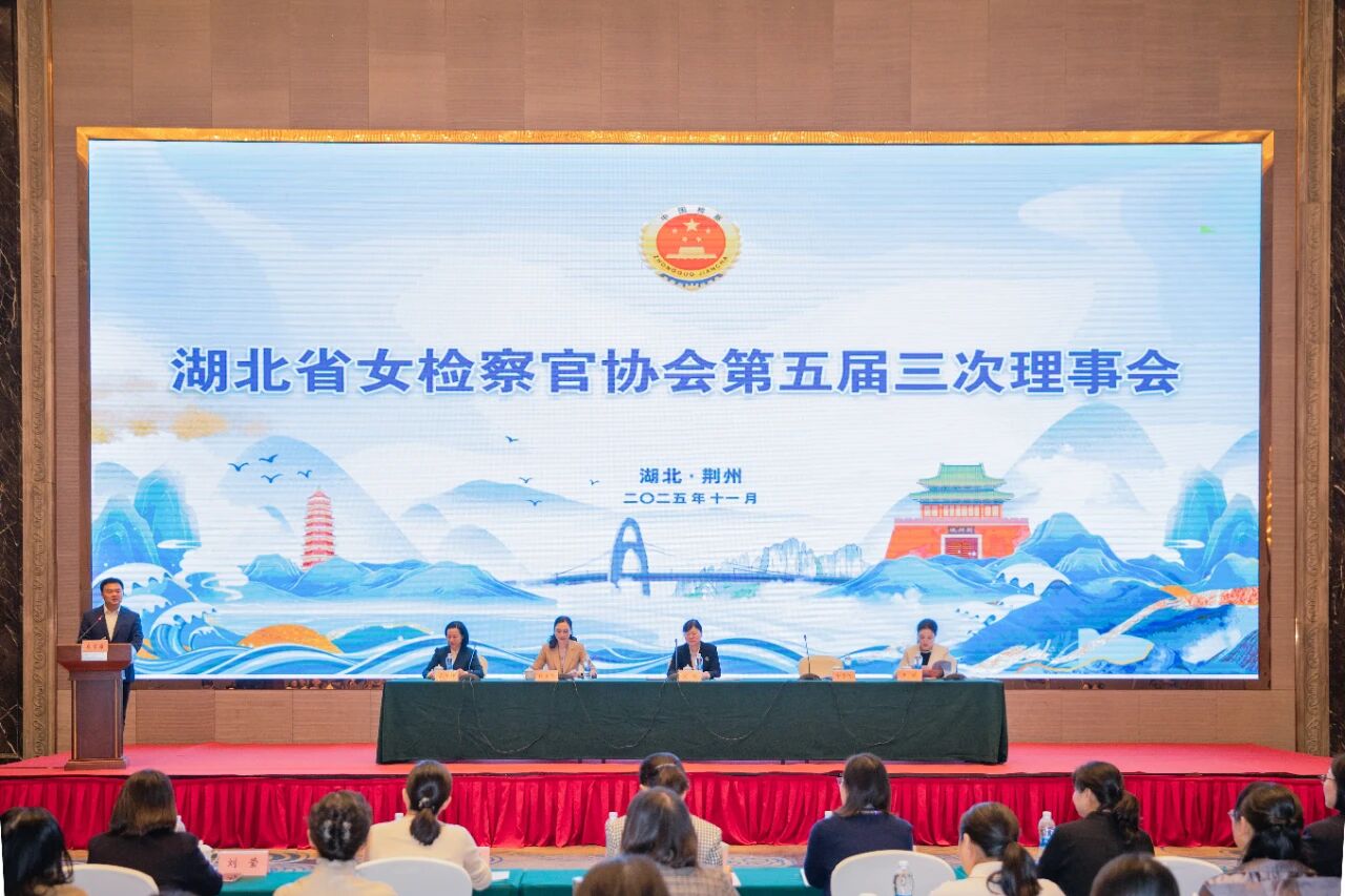 巾幗聚力邁新程！湖北省女檢察官協會召開第五屆三次理事會